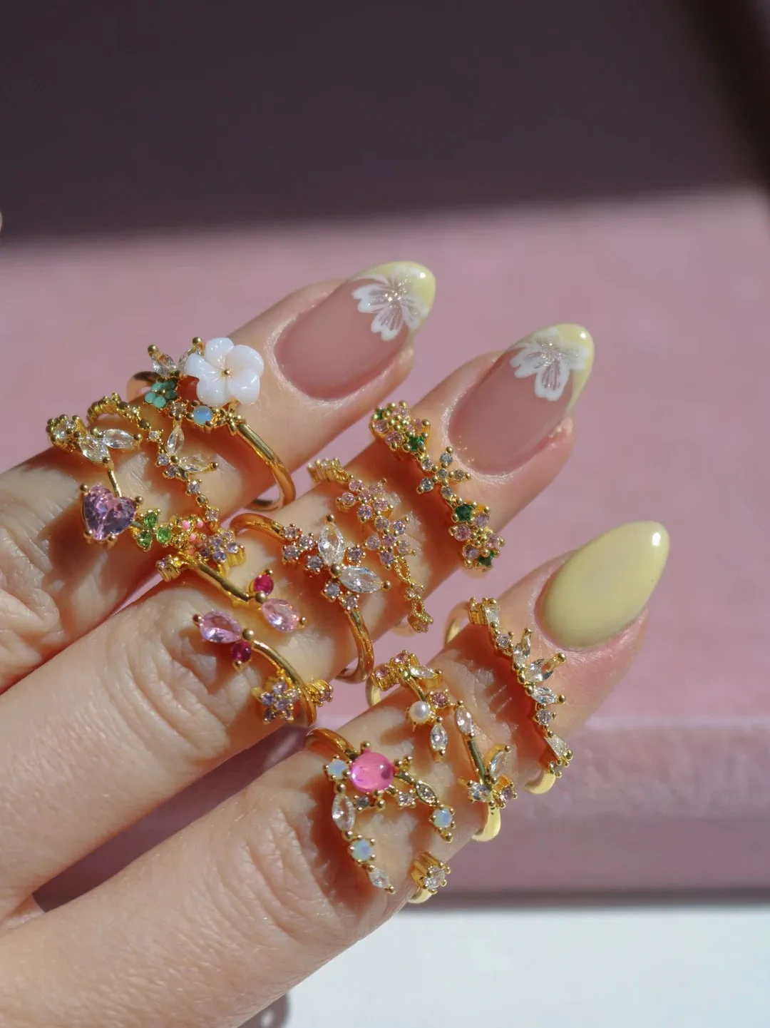Butterfly Moon Ring