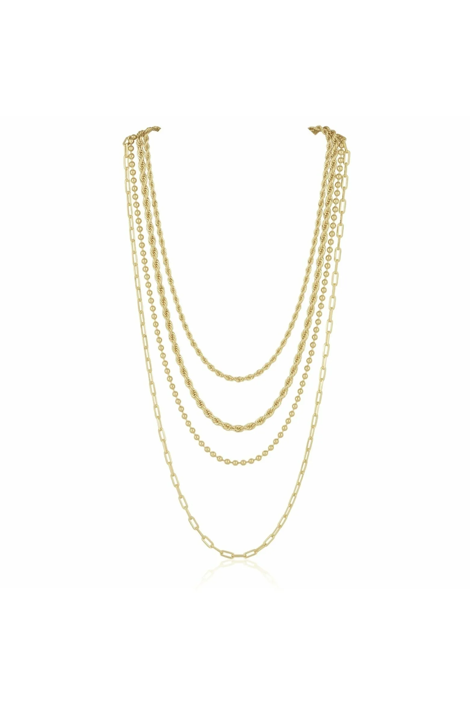 Callie Beaded Chain Necklace
