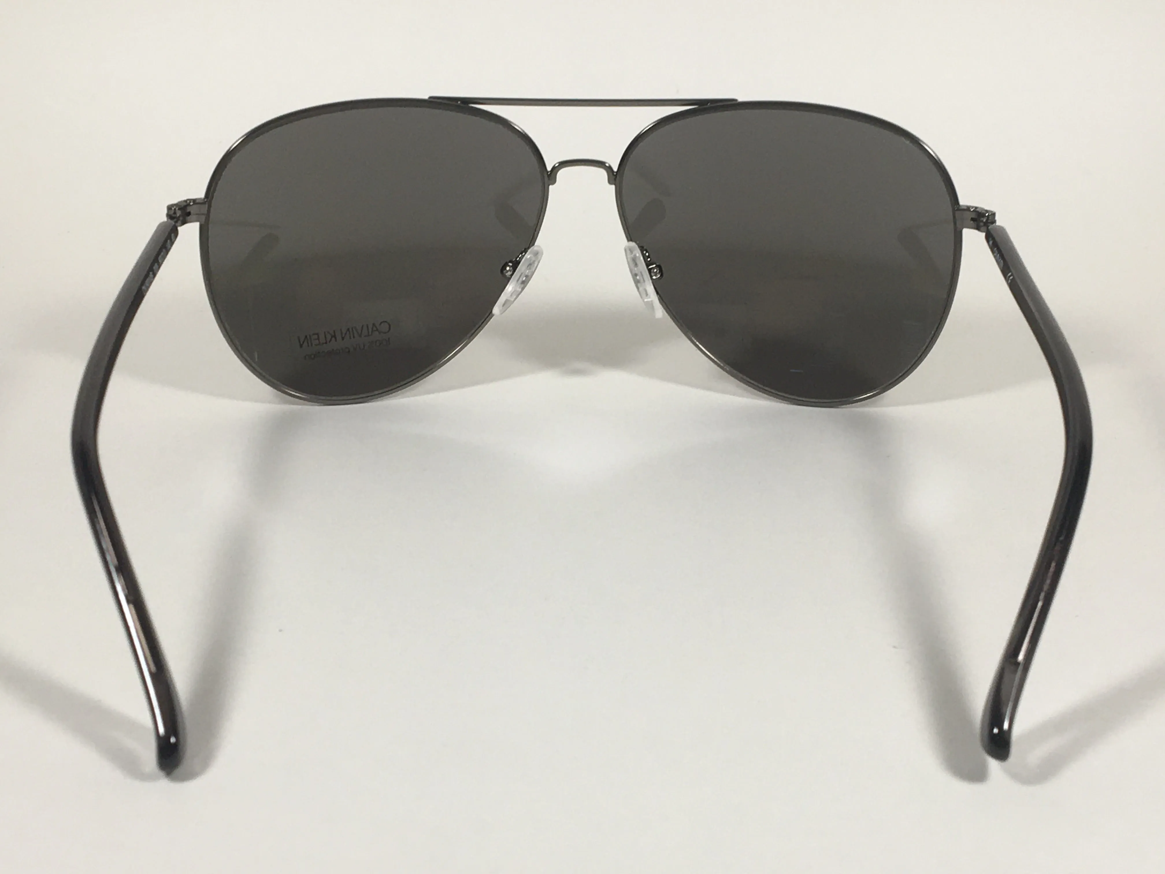 Calvin Klein Aviator Pilot Sunglasses CK19314S 008 Gunmetal Gray Green Lens