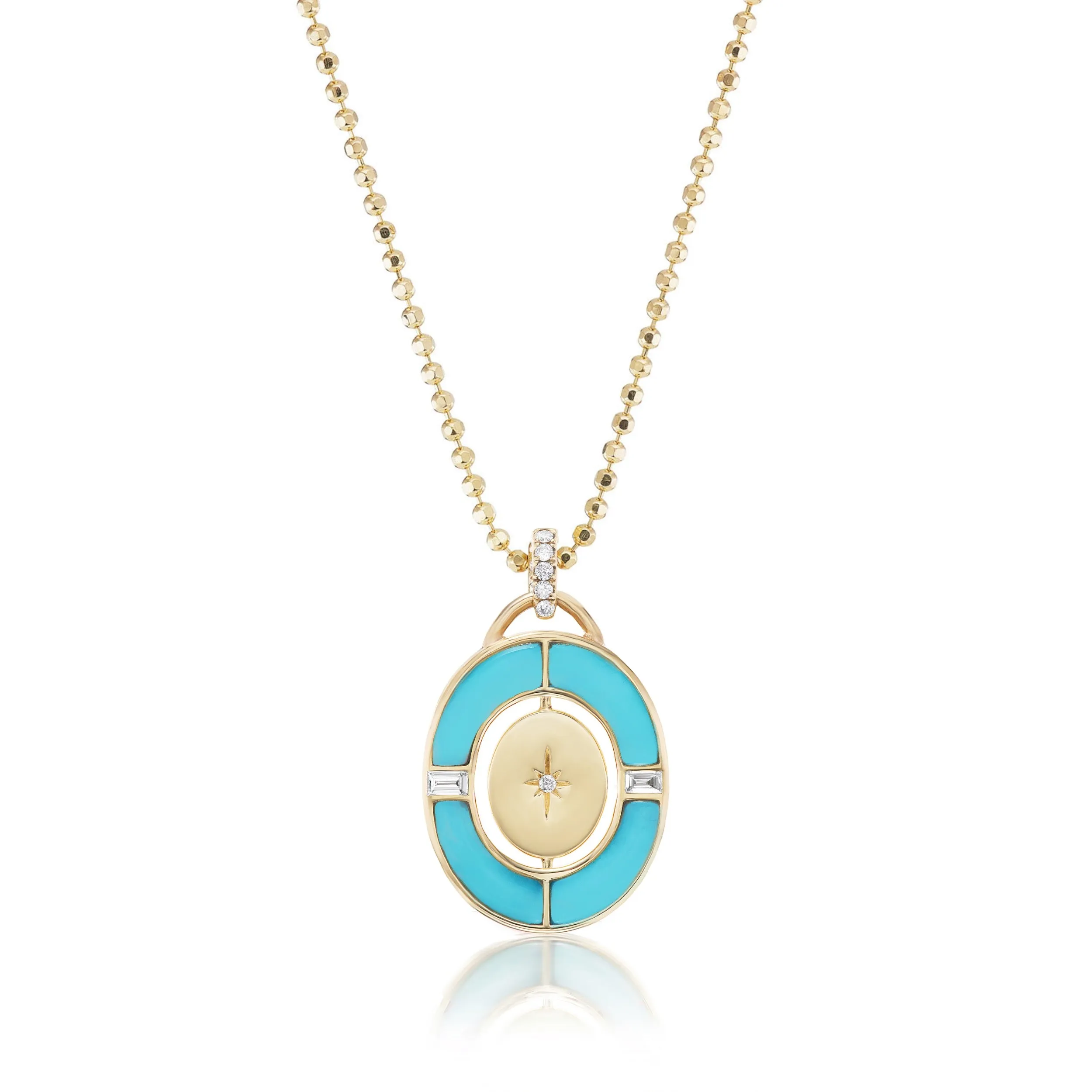 Capri Inlay Necklace - Engravable