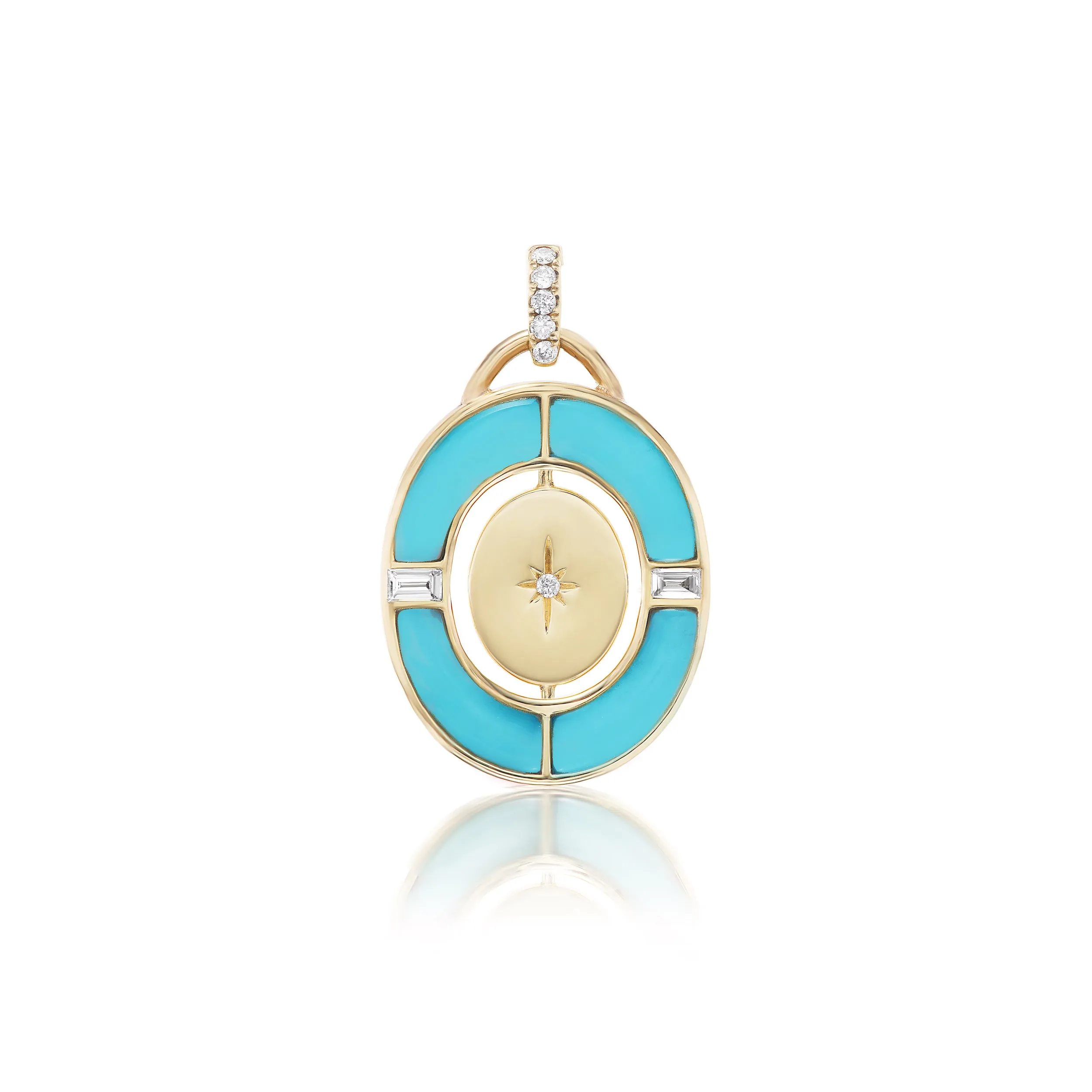 Capri Inlay Necklace - Engravable