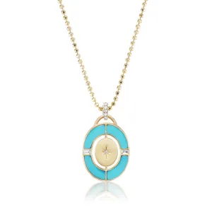 Capri Inlay Necklace - Engravable