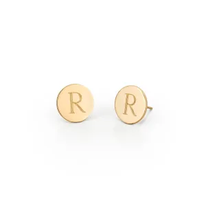 CARA ROUND STUD EARRING SINGLES