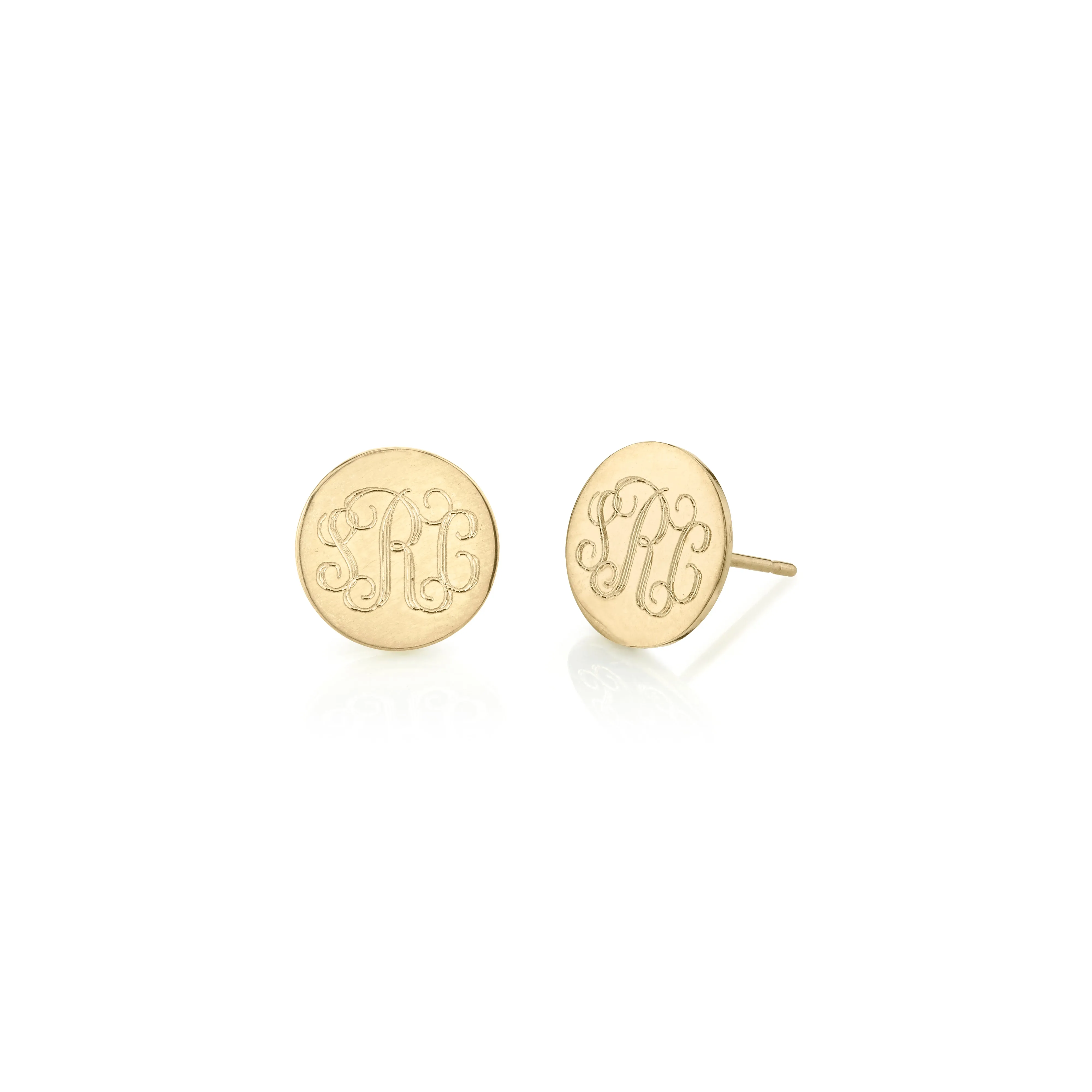 CARA ROUND STUD EARRING SINGLES