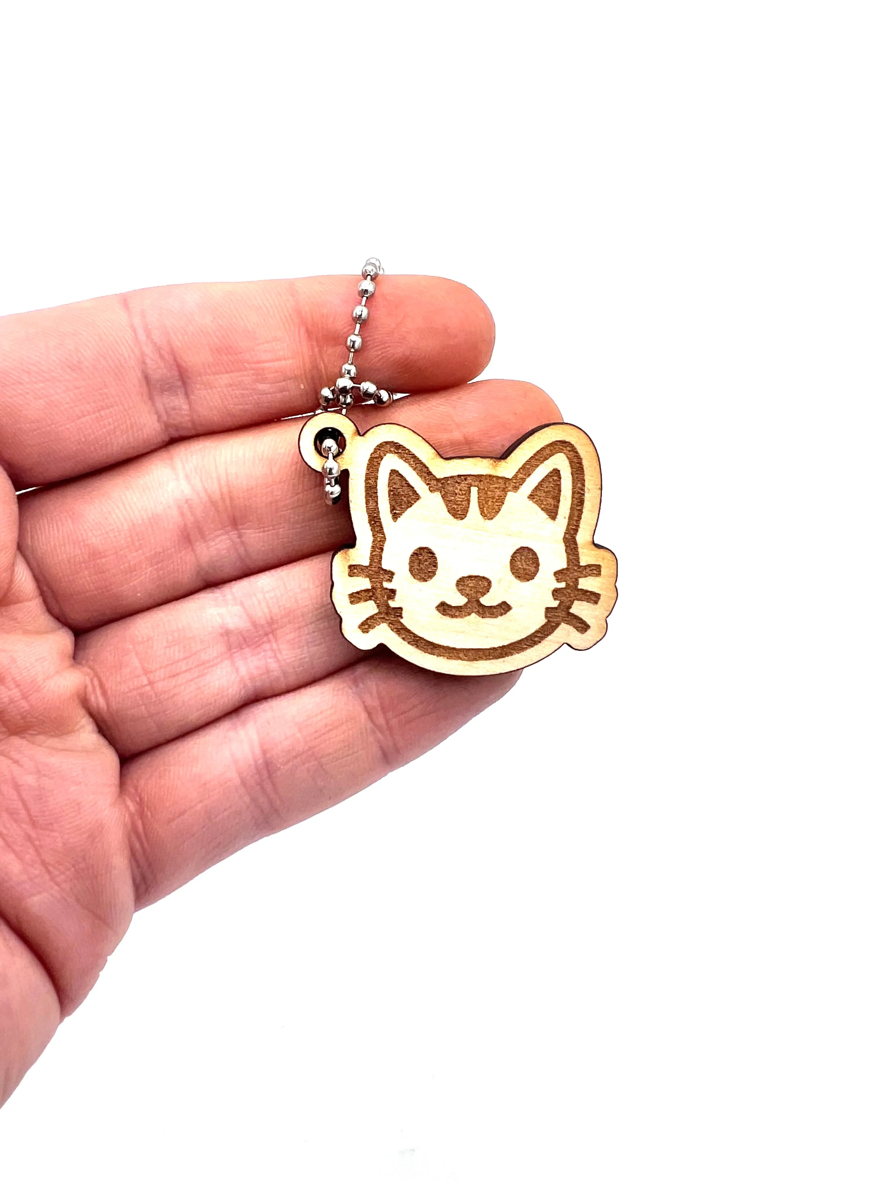 Cat Emoji Keychain