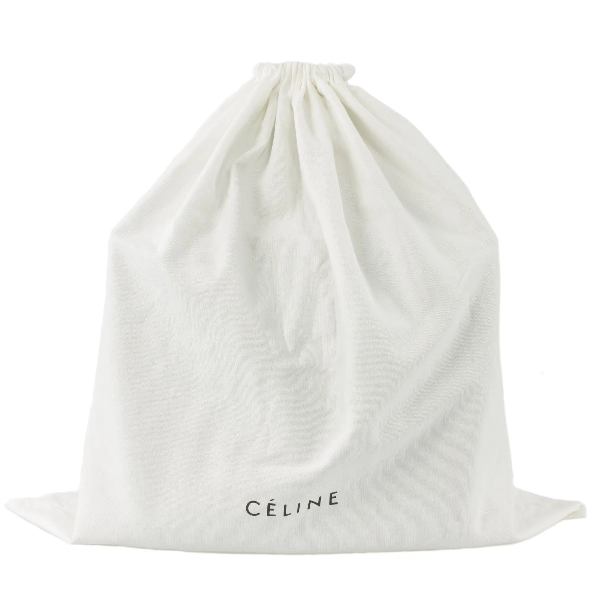 Celine Tri-Fold Shoulder Bag | Beige Grained Calfskin Leather