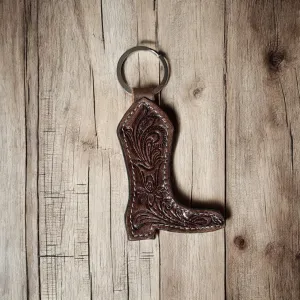 Chocolate boot keychain