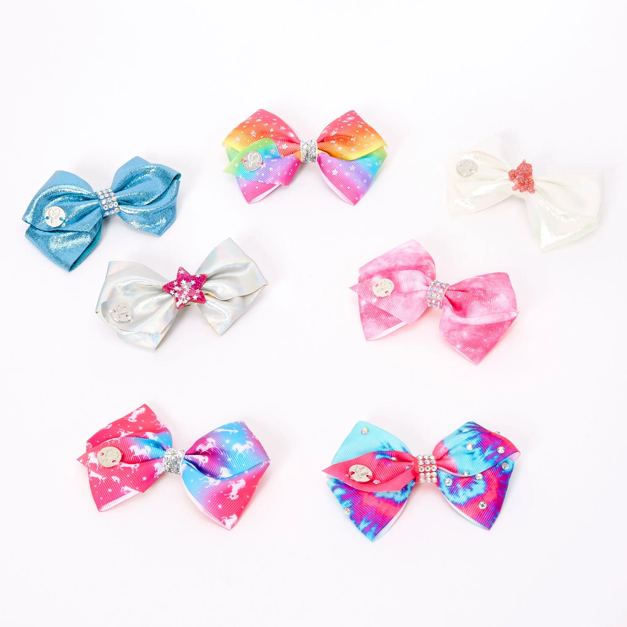 Claire's JoJo Siwa Season 2 Mini Signature Hair Bows - 7 Pack