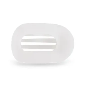 Coconut White Large Flat Round Clip
