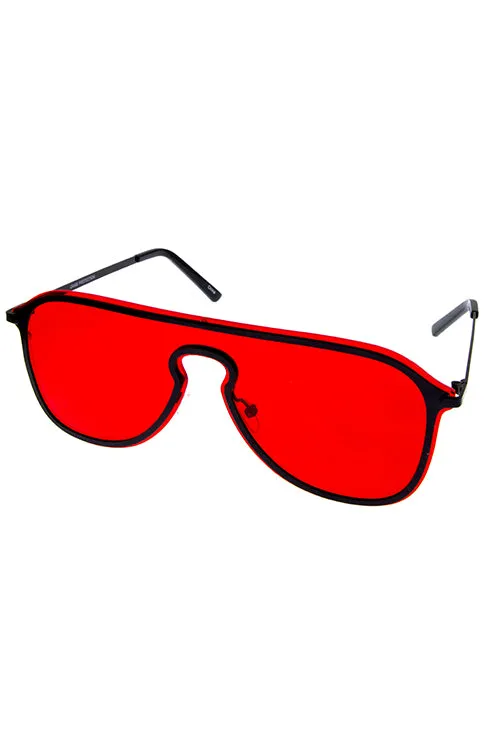 Colored Aviator Sunglasses
