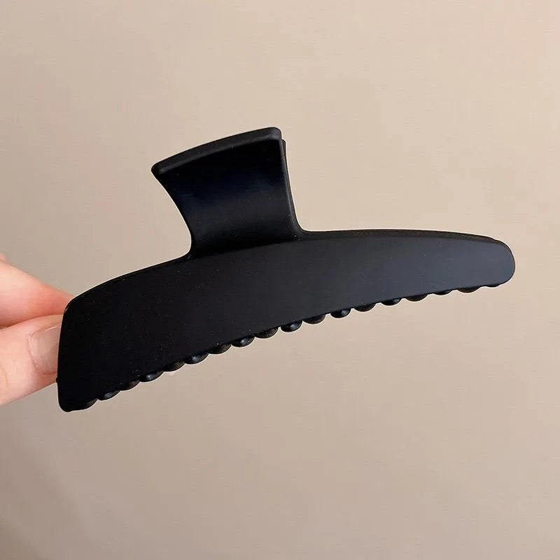 Combo of 10 Hair Claw Clips- black