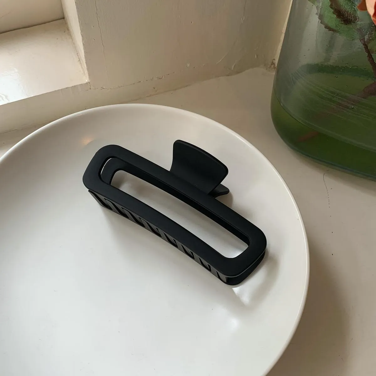 Combo of 10 Hair Claw Clips- black