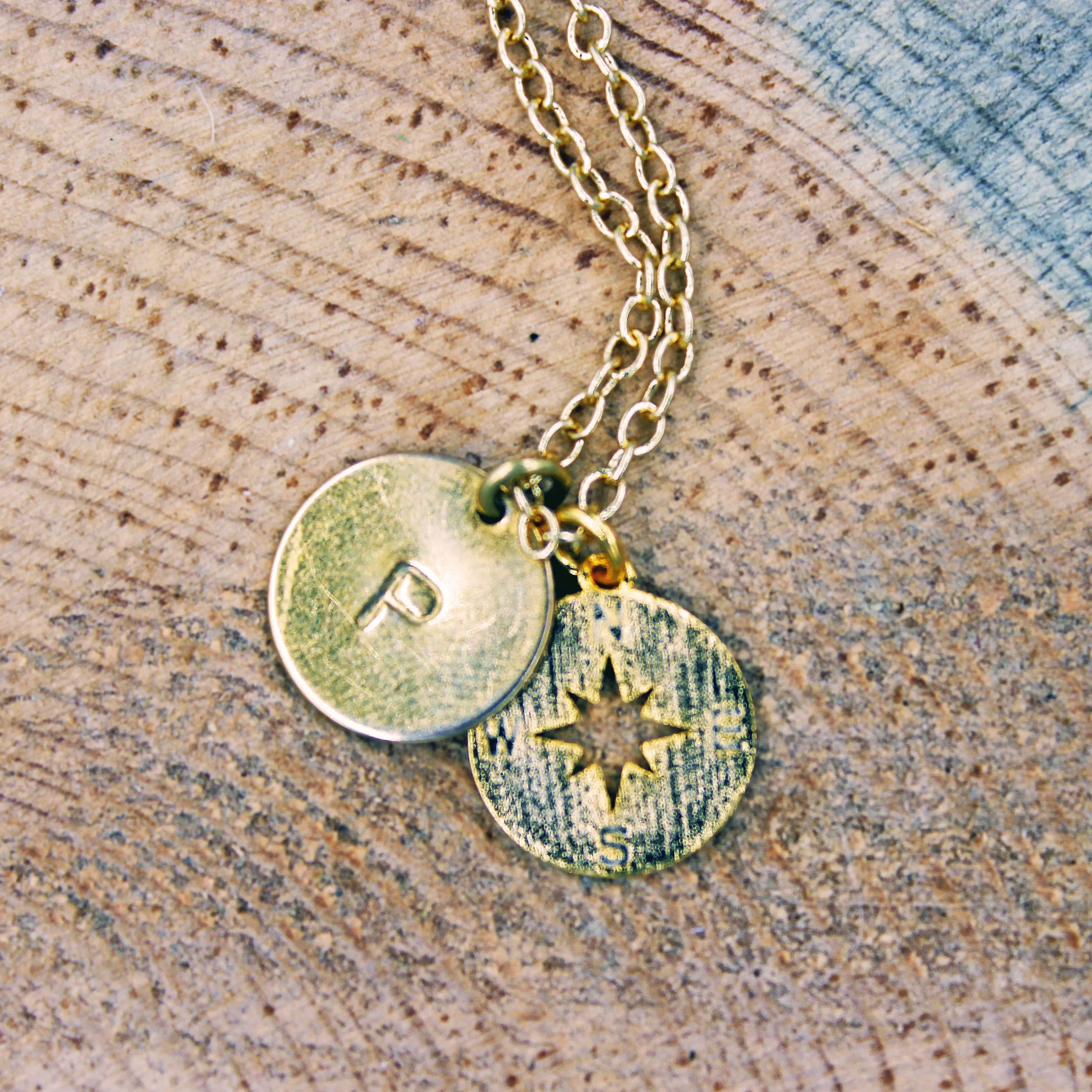 Compass Charm Necklace
