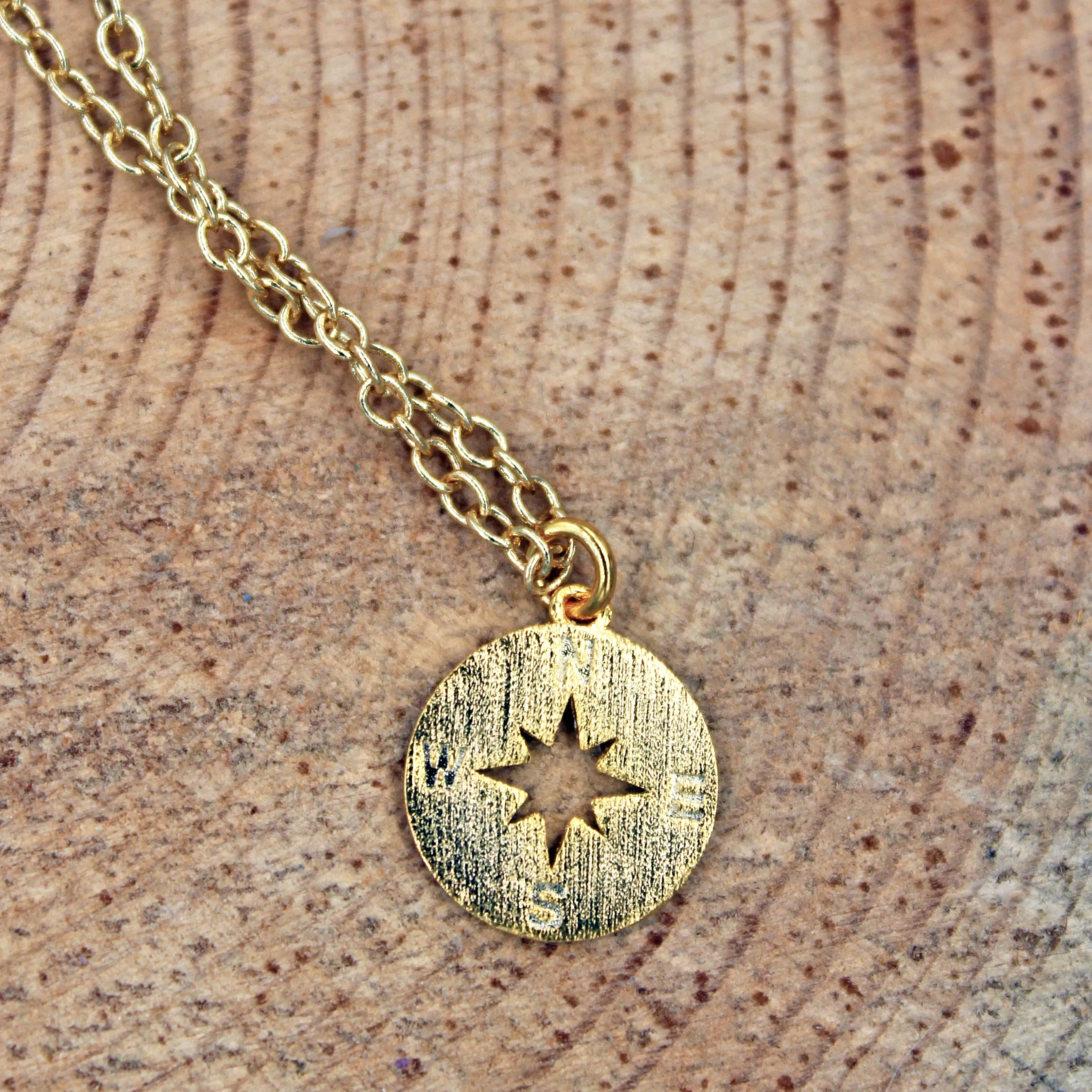 Compass Charm Necklace