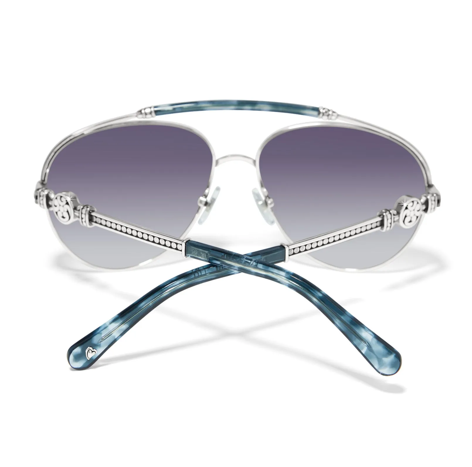 Contempo Medallion Aviator Sunglasses