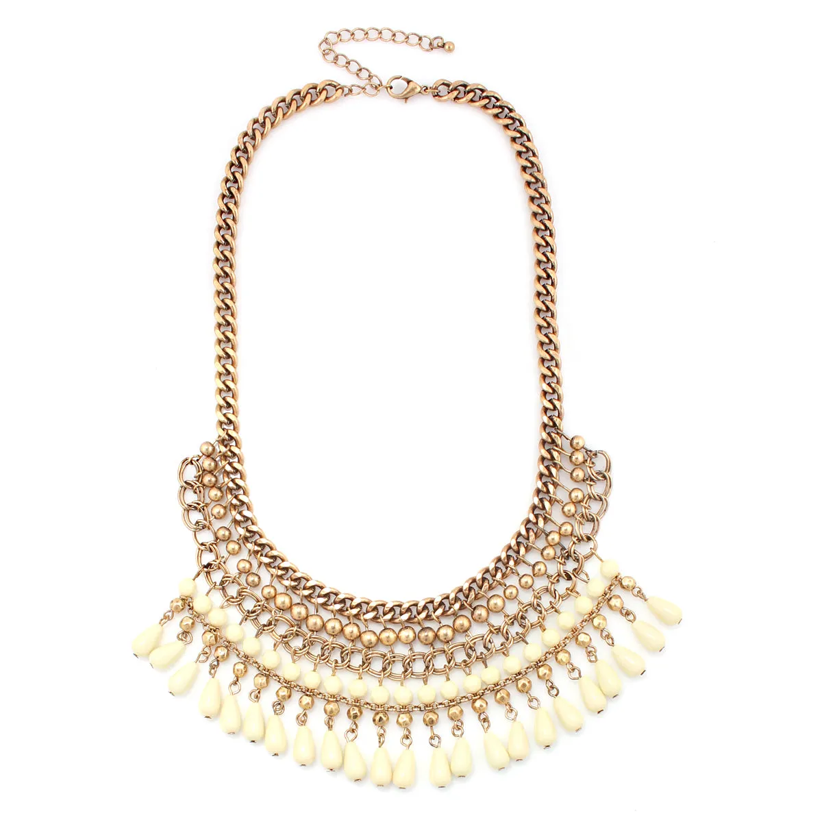 CREAM CLEOPATRA  NECKLACES #FW1404840 (SHOWROOM)