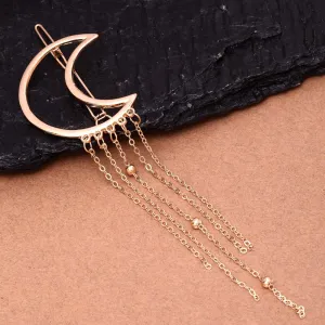 Crescent Tassels Hairclip