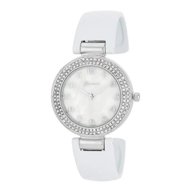 Crystal Watch - White