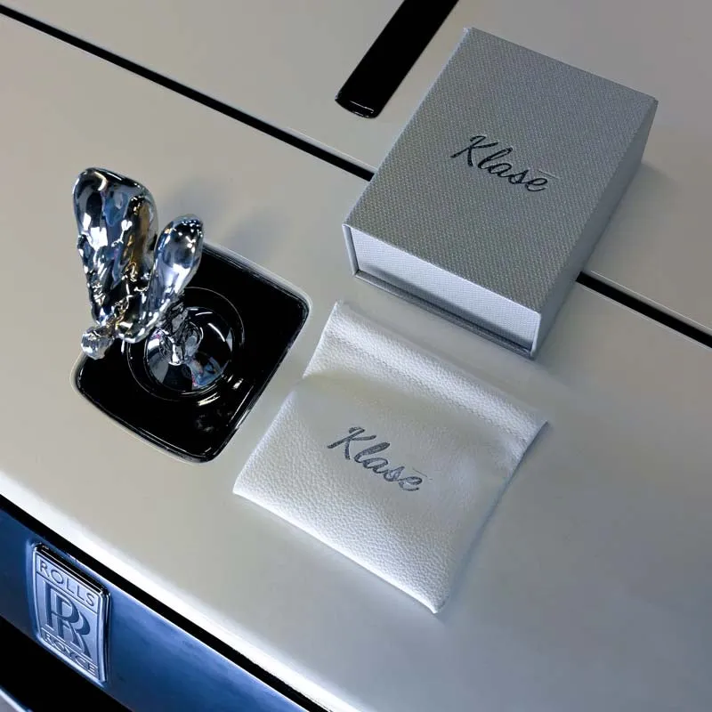 Custom All Capitals Silver Name Necklace