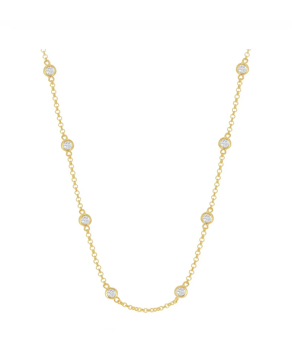 CZ-By-The-Yard Necklace