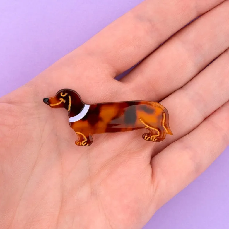 Dachshund hair clip