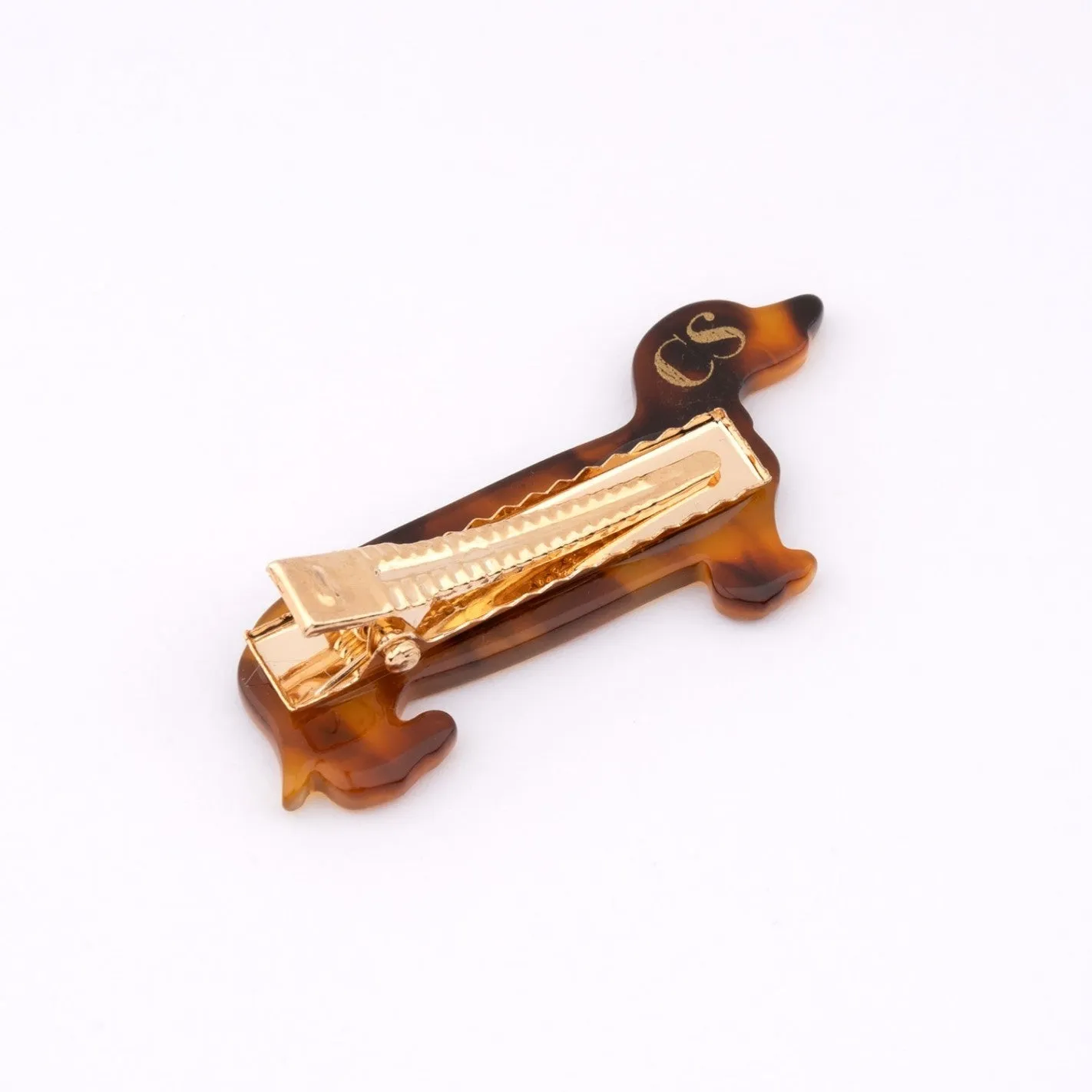Dachshund hair clip