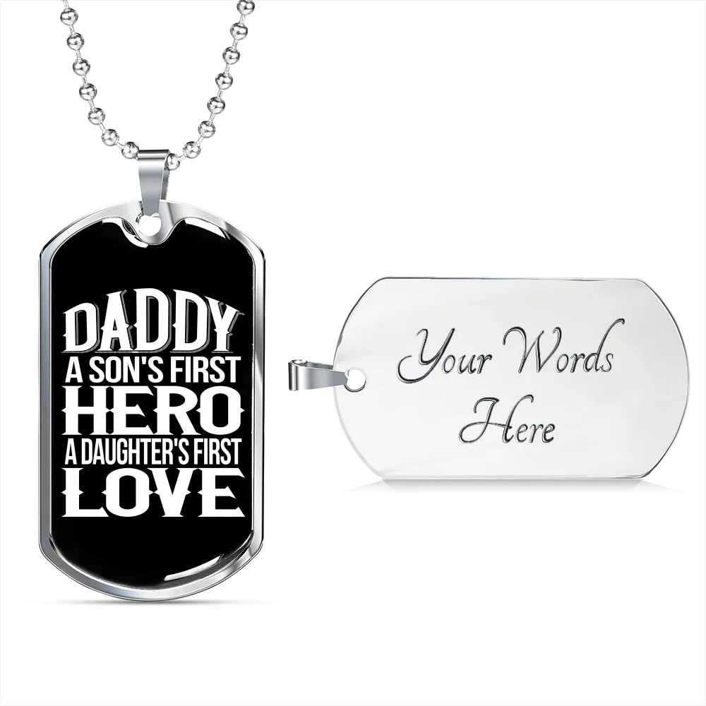 Dad Necklace-Hero and First Love
