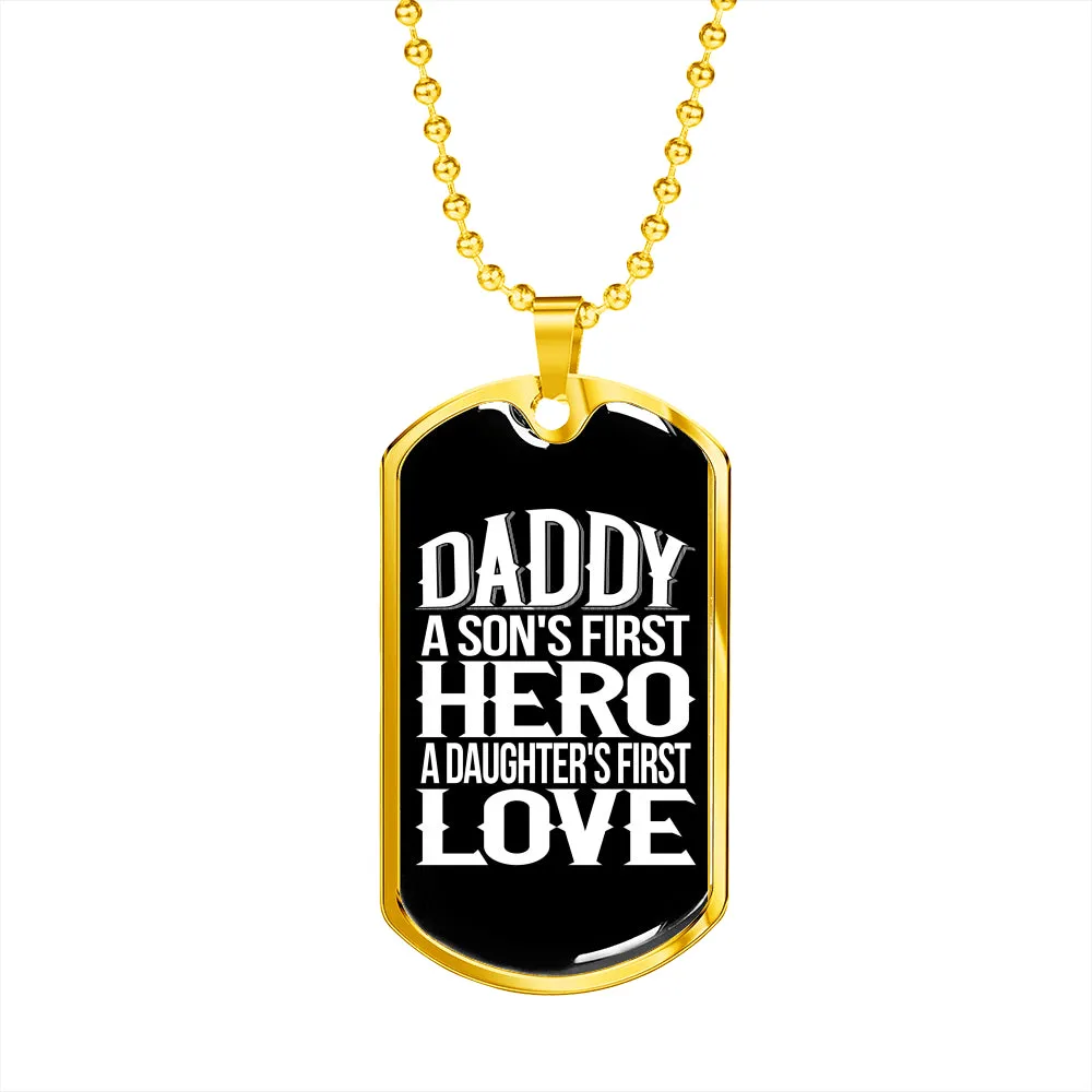 Dad Necklace-Hero and First Love