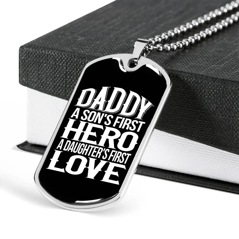 Dad Necklace-Hero and First Love