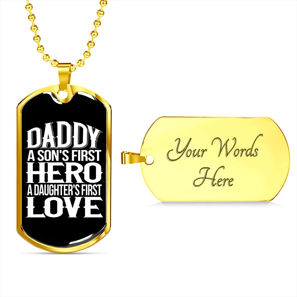 Dad Necklace-Hero and First Love