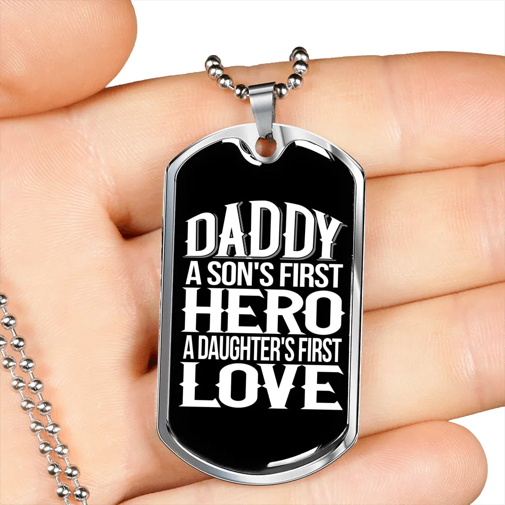 Dad Necklace-Hero and First Love