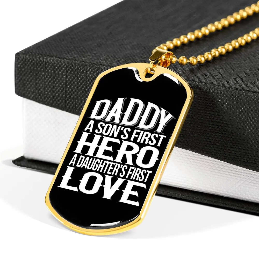 Dad Necklace-Hero and First Love