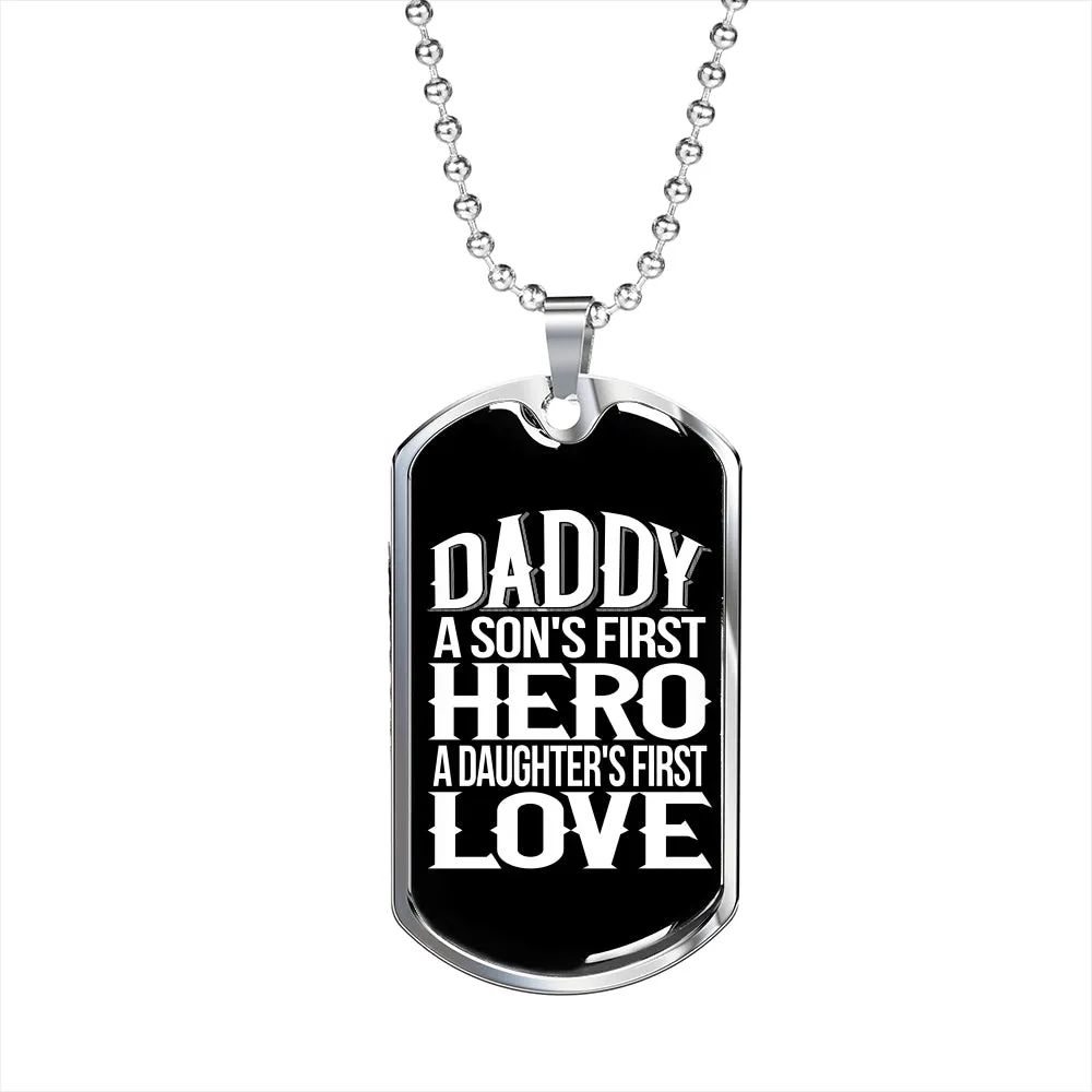Dad Necklace-Hero and First Love