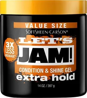 Dark & lovely Let'S Jam Extra Hold Conditioning & Shine Gel 14oz