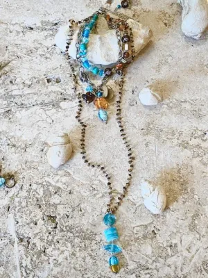 Dastan 3 in One Statement Necklace