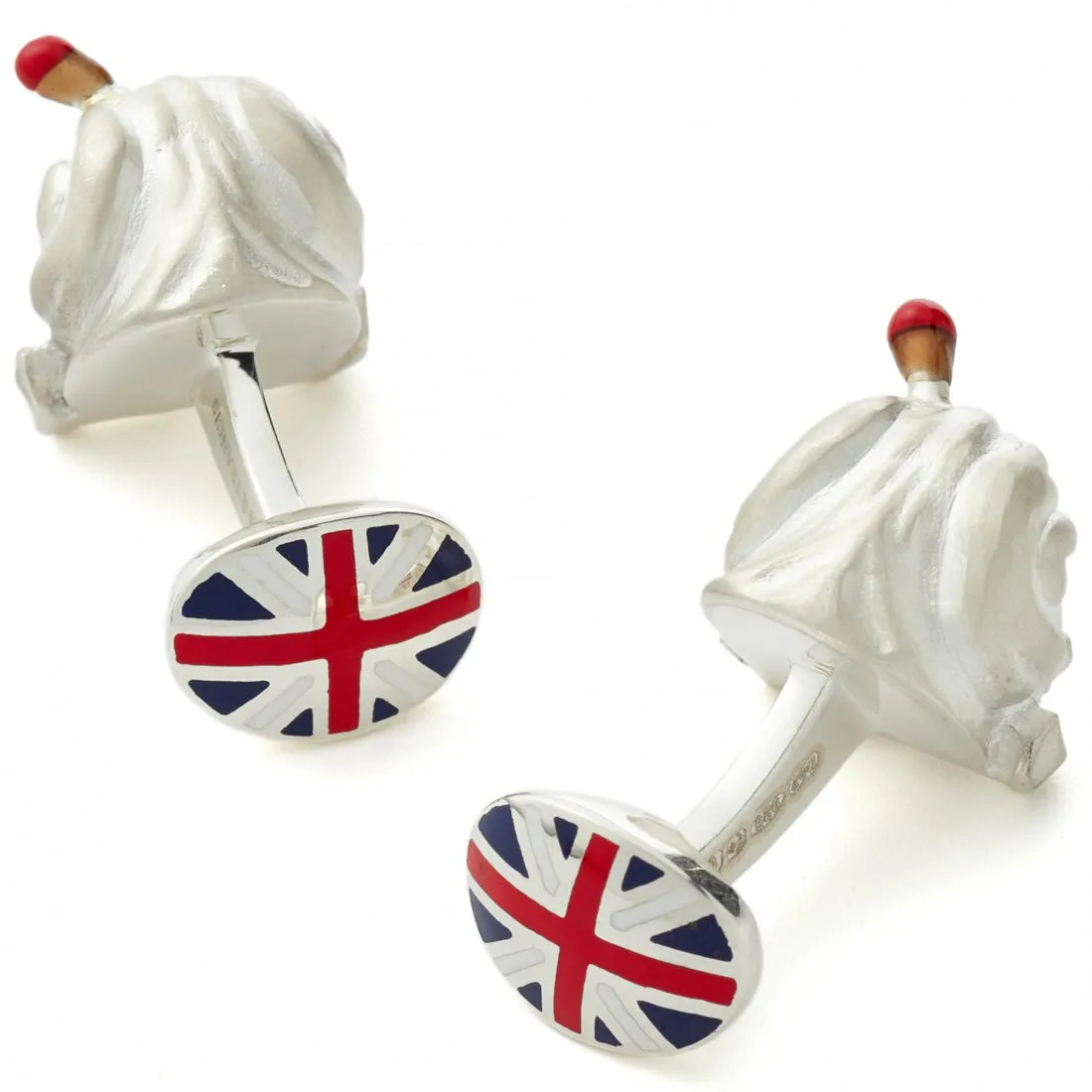 Deakin and Francis Sterling Silver British Bulldog Cufflinks