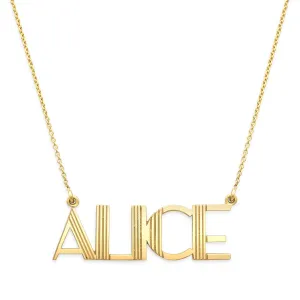 Deco Name Necklace