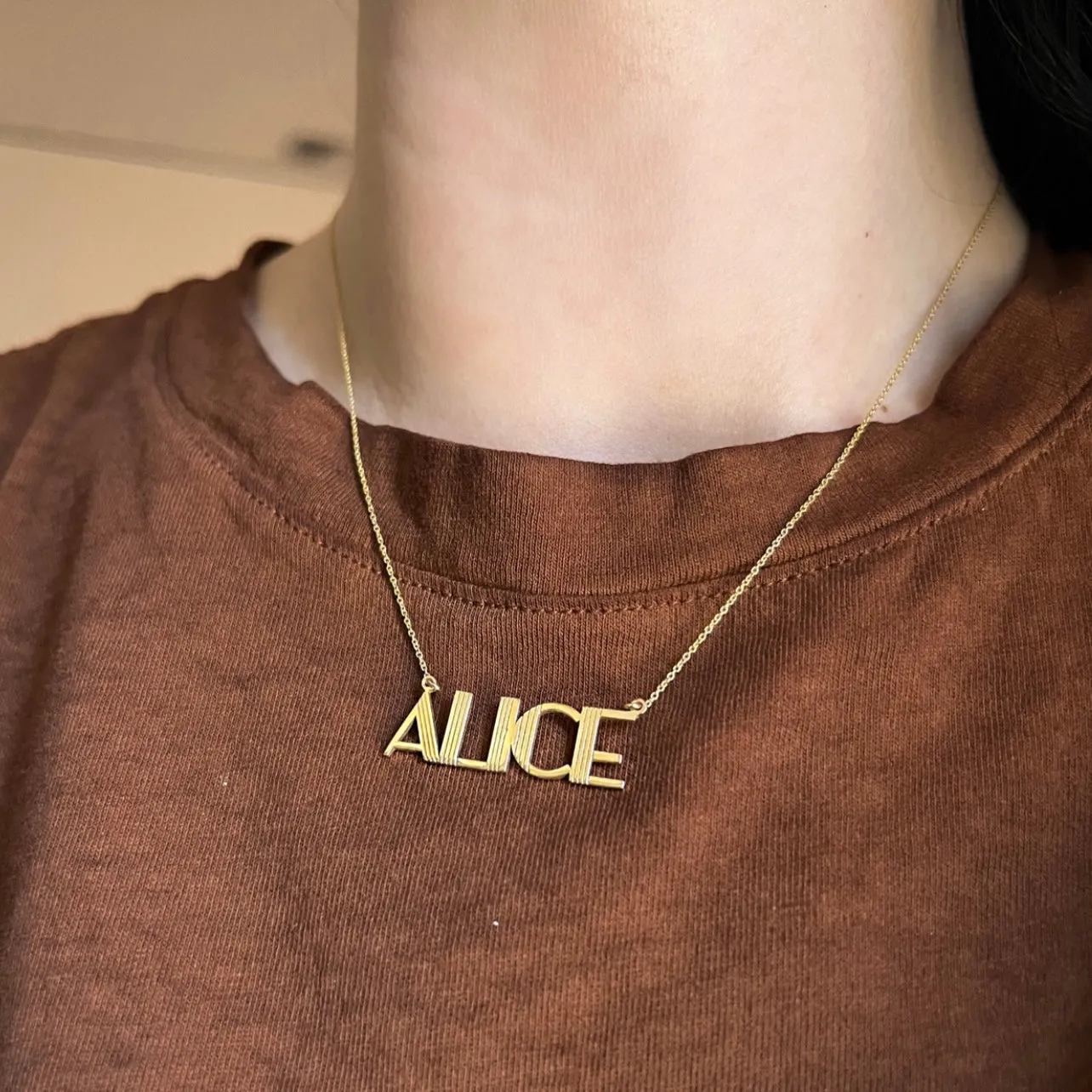 Deco Name Necklace