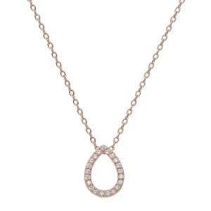 DEWDROP NECKLACE, ROSE GOLD