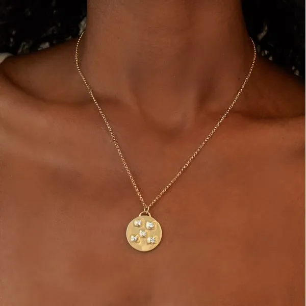 Diamond Disc Pendant