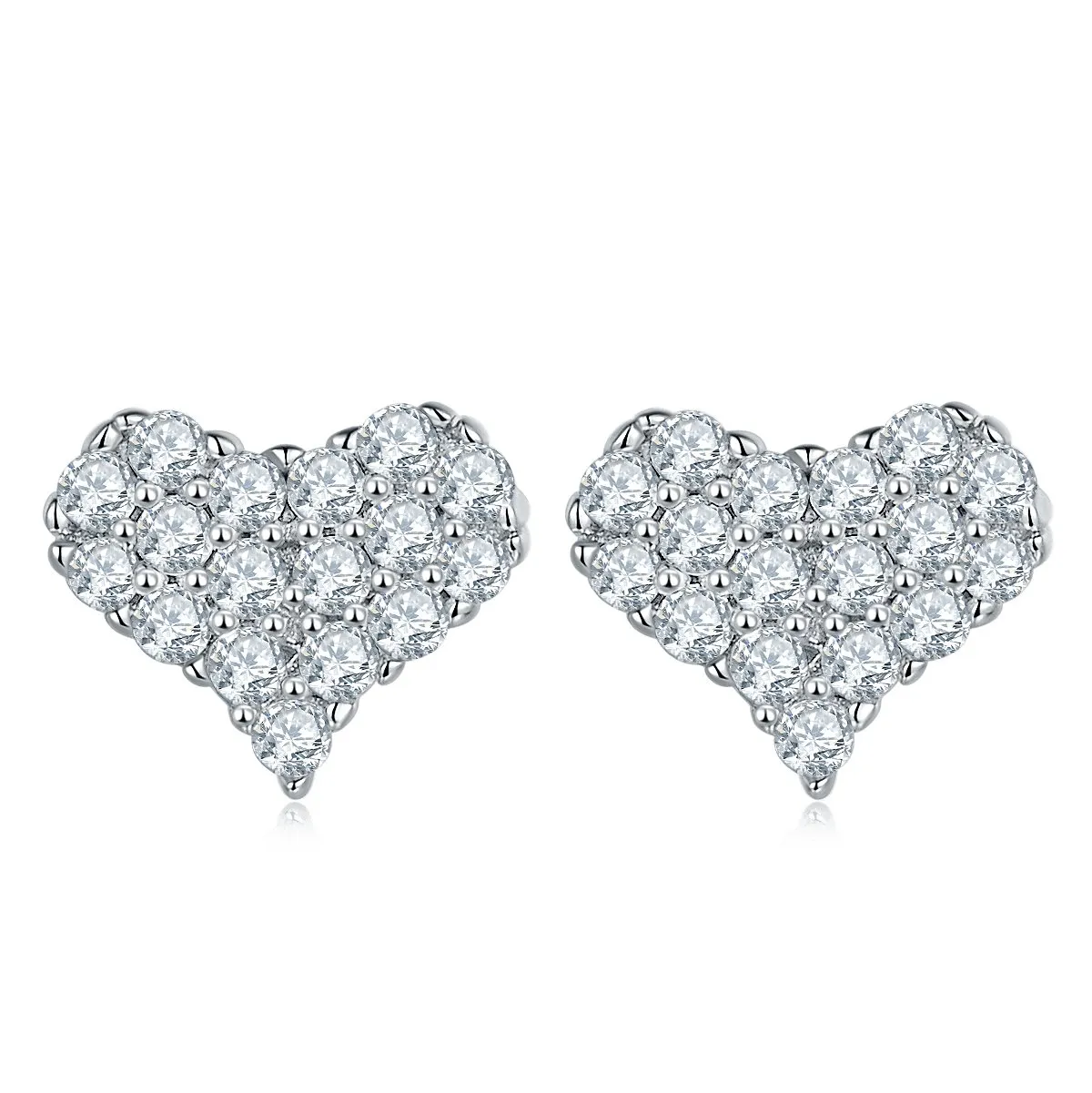 Diamond Heart Jewelry Set