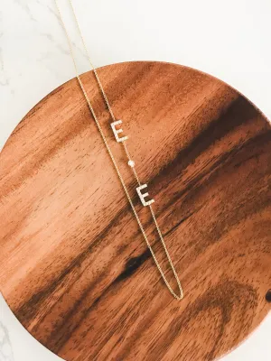 Diamond Initial Necklace