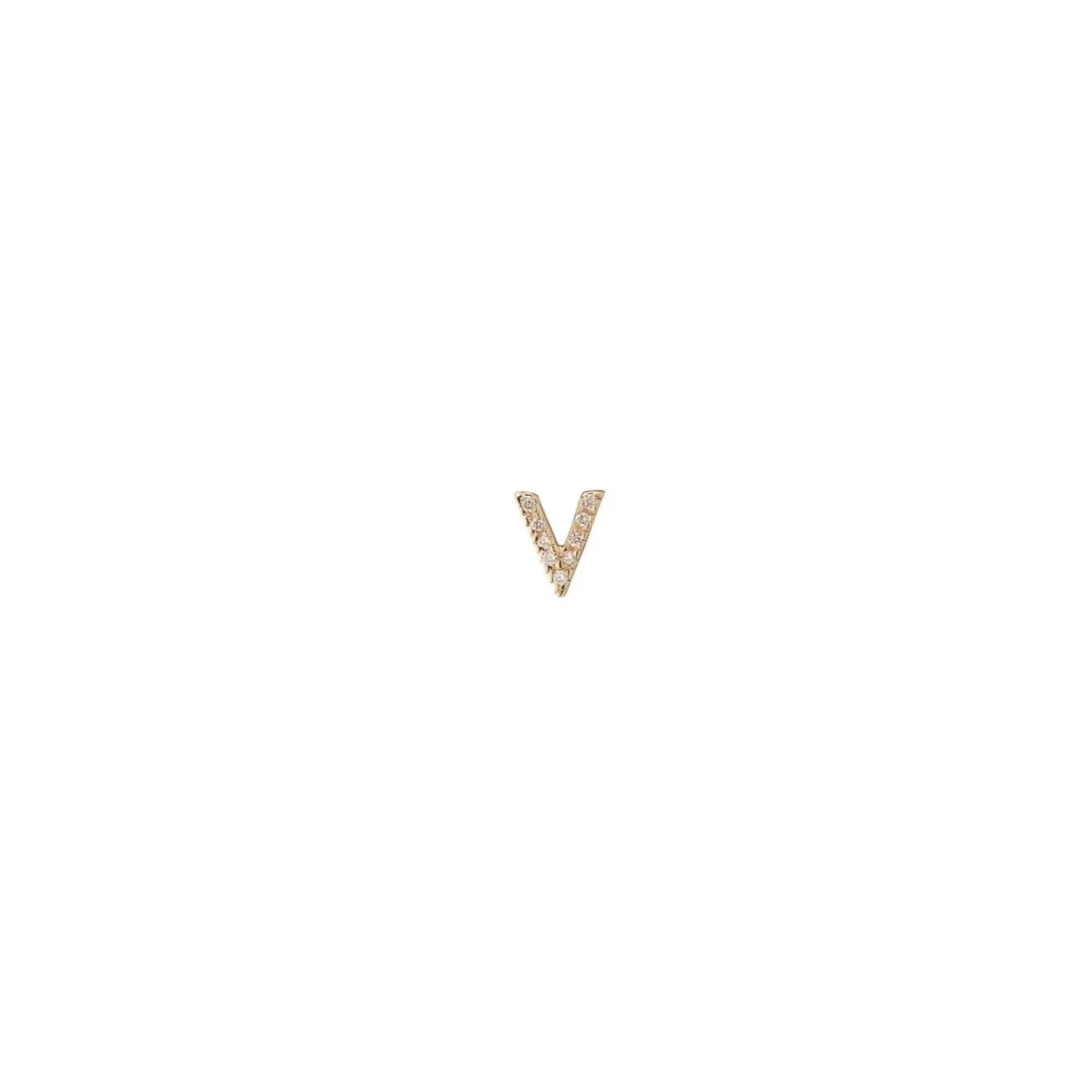 Diamond Initial Stud