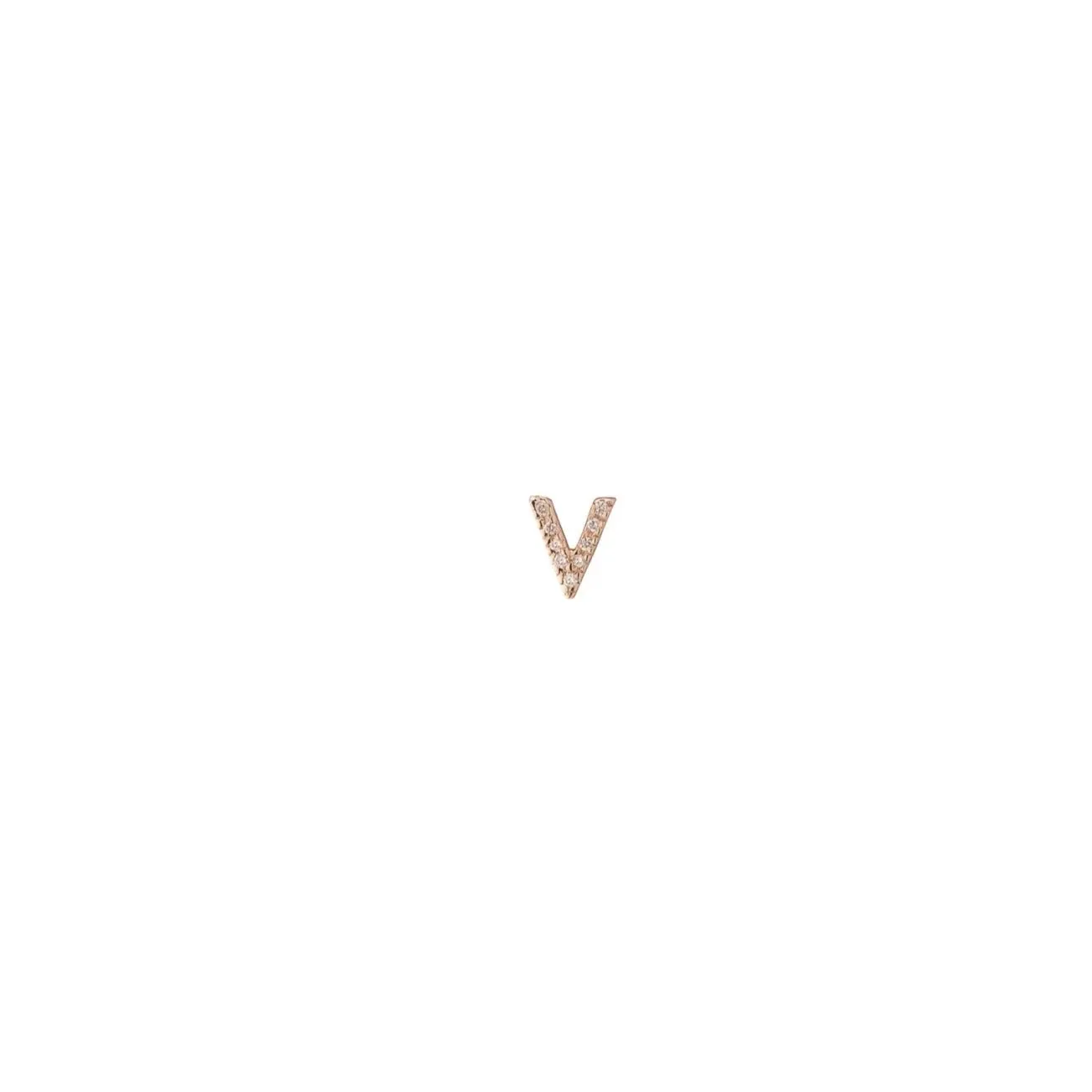 Diamond Initial Stud