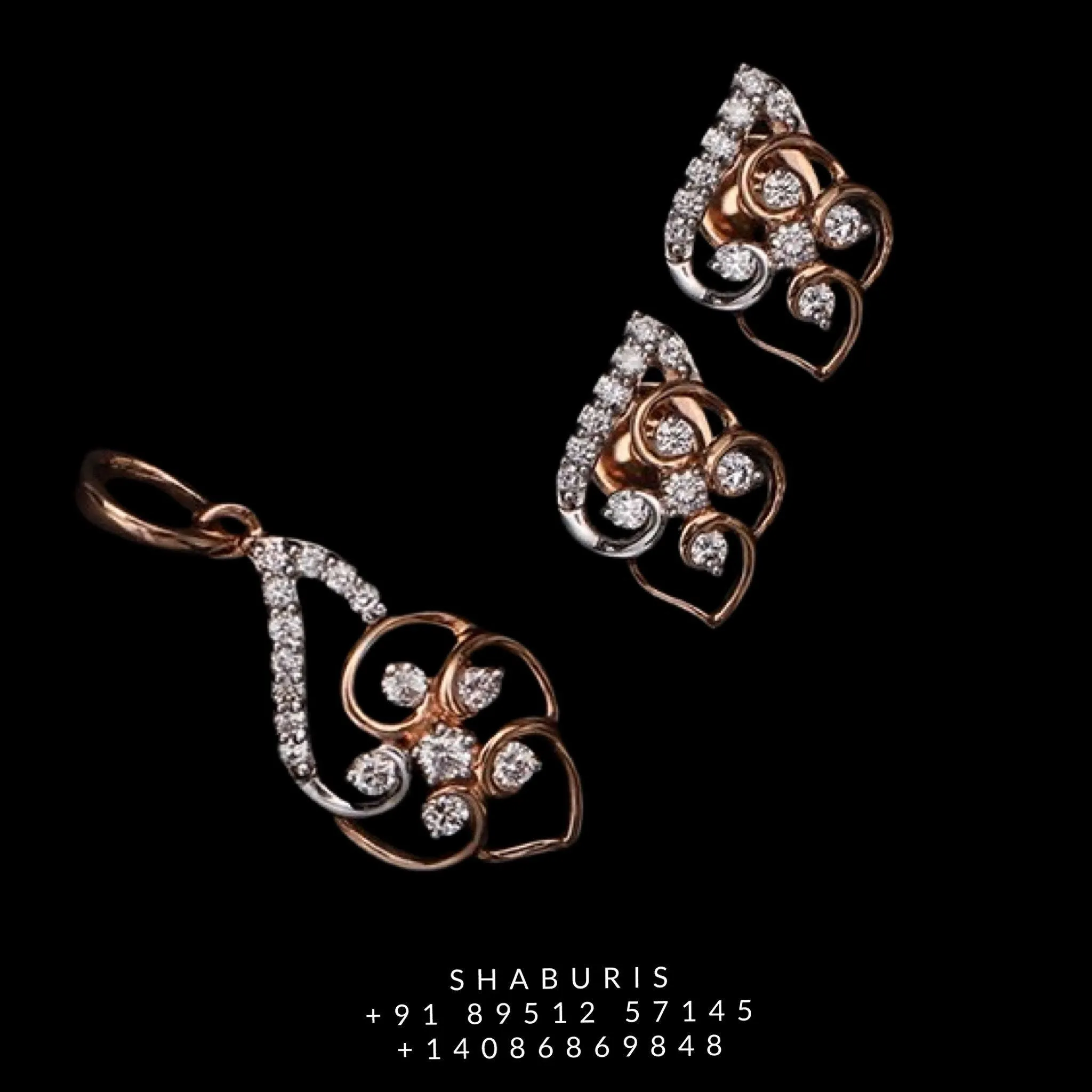 Diamond Jewelry,Pure Silver jewelry Indian ,pendant Jewelry,diamond pendant,Indian Bridal,Indian Wedding Jewelry-NIHIRA-SHABURIS