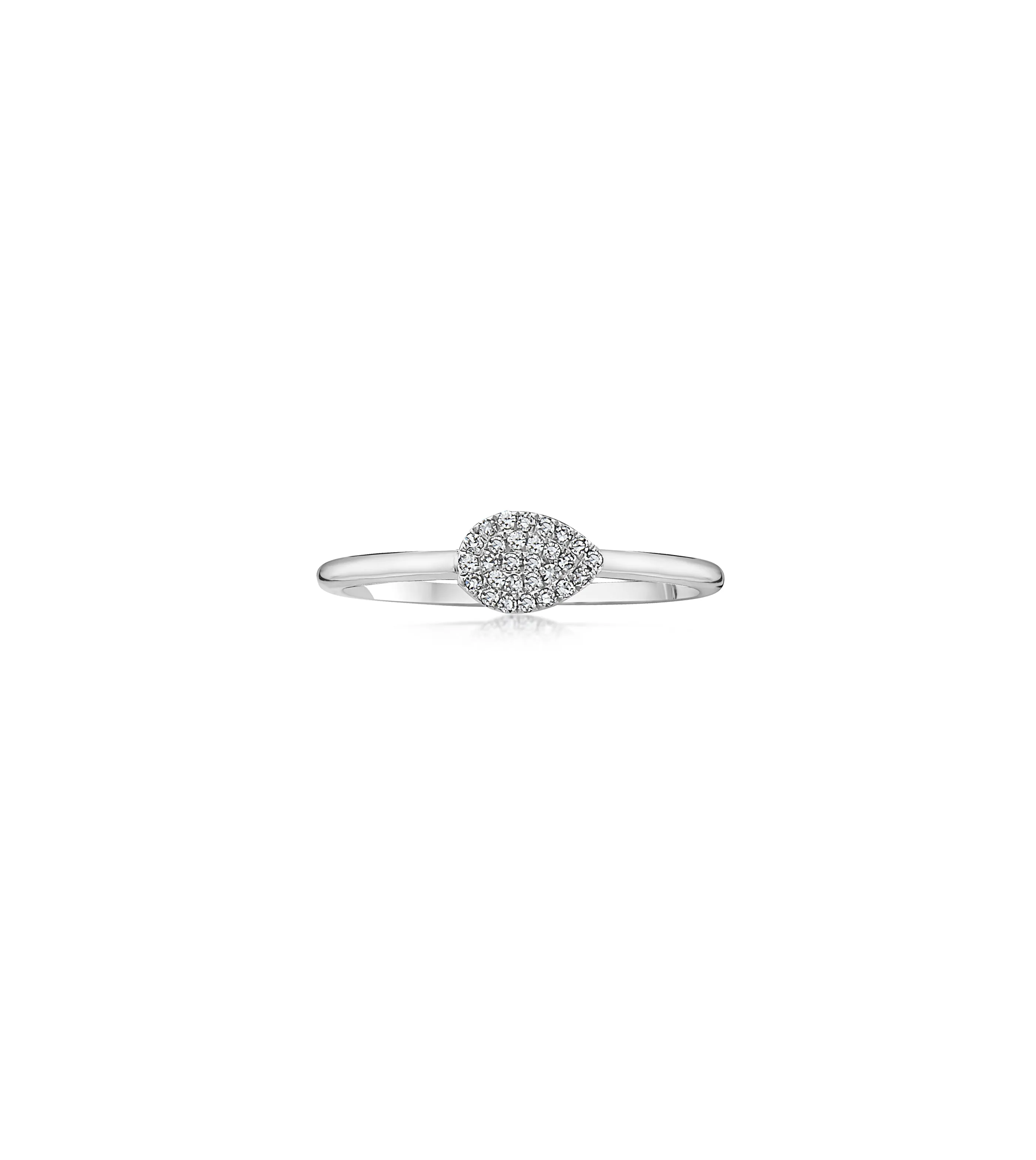 Diamond Pear Ring
