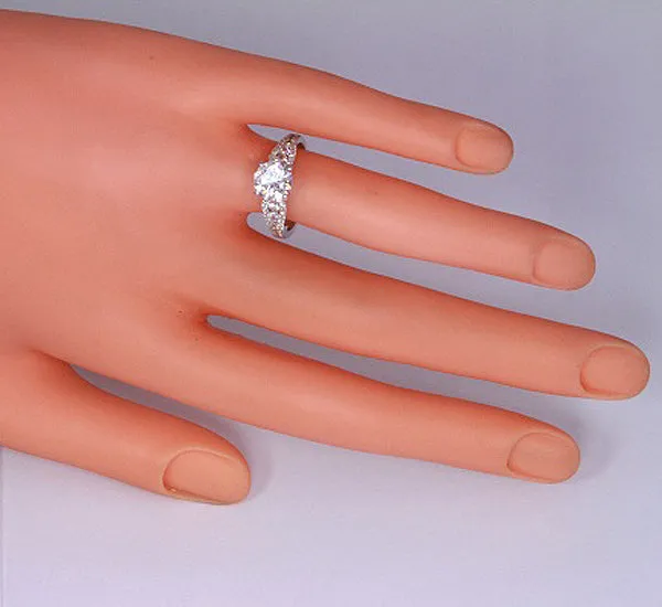 Diamond Ring Shown With a 1.50 Carat Diamond