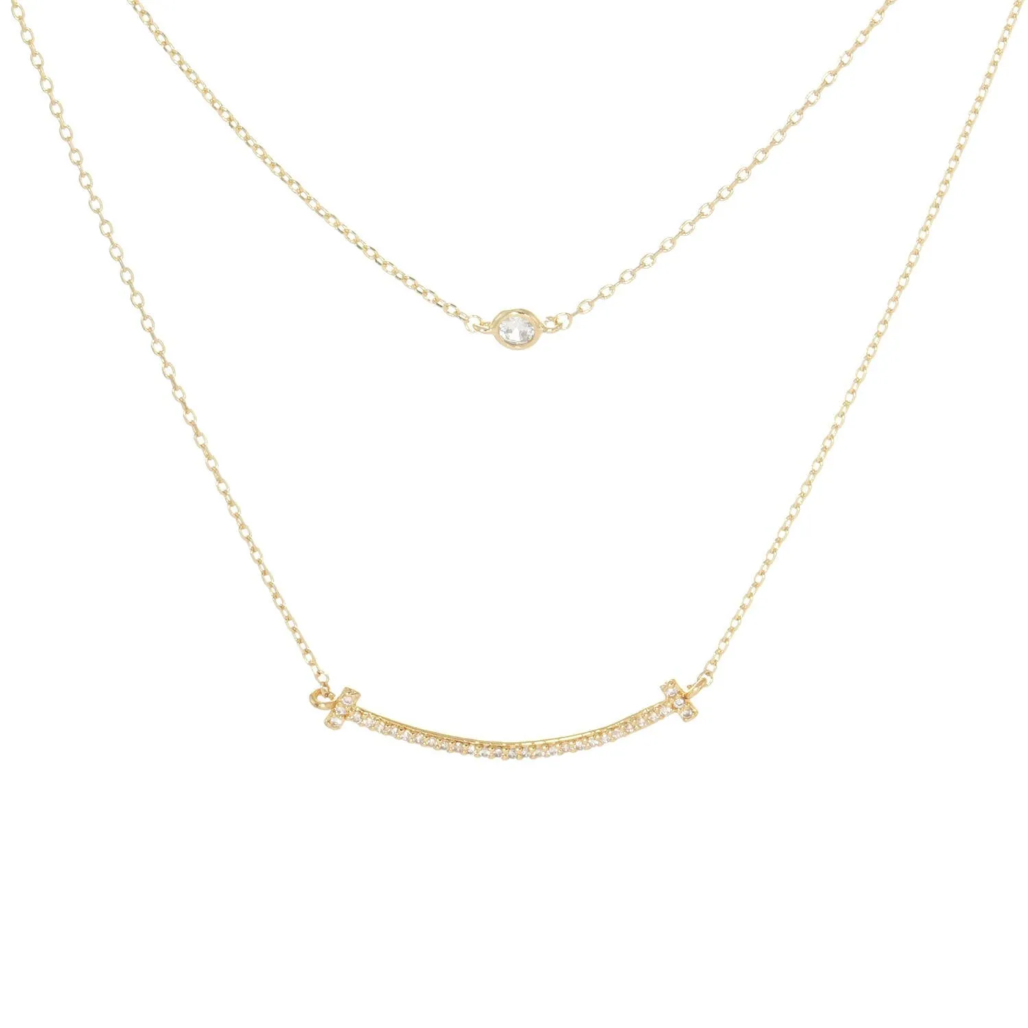 Diamonds Layered Necklace