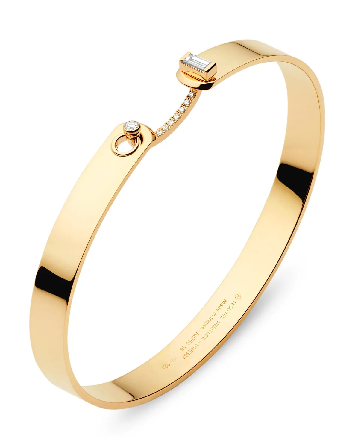 'Dinner Date' Bangle in Yellow Gold