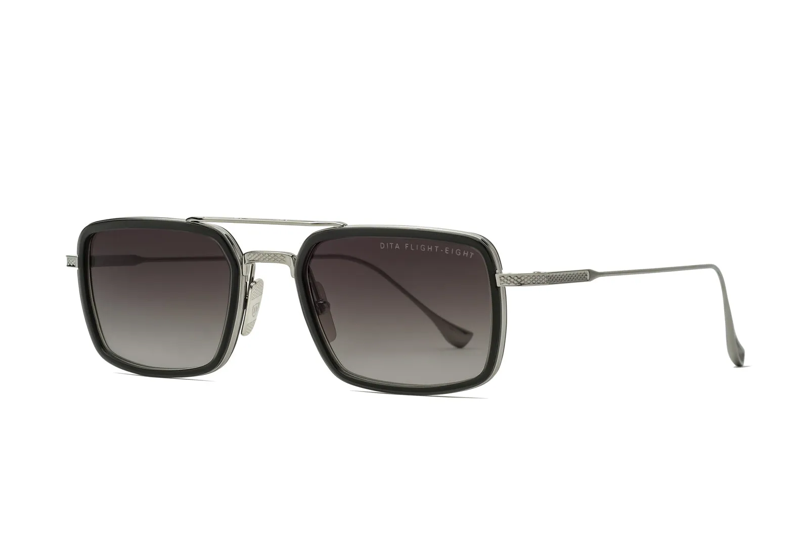 Dita | Flight 008 - Smoke Grey Crystal - Black Palladium